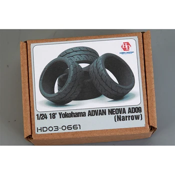 Hobby Design 1/24 HD03-0661-64 Yokohama Advan Neova AD09 Anvelope Detaliu-up Set Model Auto piese Modificate Arte Colecționar Cadou