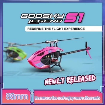 Goosky S1 Bnf 6ch Cascadorii 3d de la Distanță Elicopter 88mm Control Ușor Elicopter Drona Copii, Jucarii Copii, Cadouri de Ziua de nastere