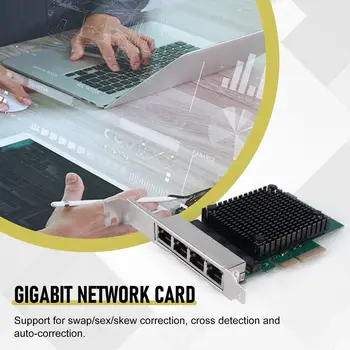 PCIE X4 2,5 G placa de Retea Gigabit RTL8125B 4 Port Card de Rețea Ethernet Desktop Server placa de Retea