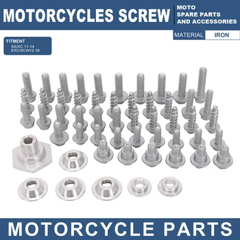 Carenaj Parbriz Șuruburi Bolt Kit Set de plăci de Motociclete Pentru KTM SX SX-F EXC EXC-F XC XC-W 125 150 200 250 350 450 525 530 03-21